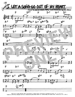 I Let A Song Go Out Of My Heart von Duke Ellington (Download) 