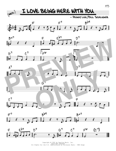 I Love Being Here With You von Peggy Lee (Download) 