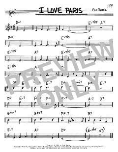 I Love Paris von Cole Porter (Download) 