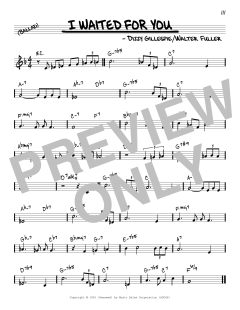 I Waited For You von Dizzy Gillespie (Download) 