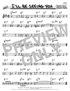 I'll Be Seeing You von Sammy Fain (Download) 