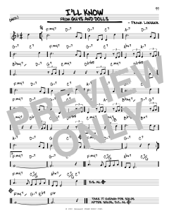 I'll Know von Frank Loesser (Download) 