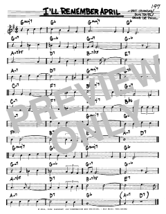 I'll Remember April von Woody Herman (Download) 