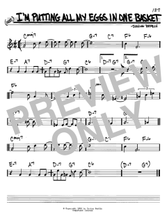I'm Putting All My Eggs In One Basket von Irving Berlin (Download) 