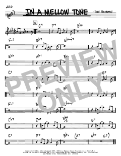 In A Mellow Tone von Duke Ellington (Download) 