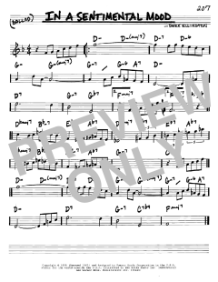 In A Sentimental Mood von Duke Ellington (Download) 