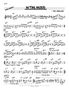 In The Mood [Reharmonized version] von Joe Garland (Download) 