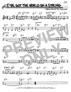 I've Got The World On A String von Harold Arlen (Download) 