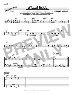 Jelly Roll [Reharmonized version] von Charles Mingus (Download) 