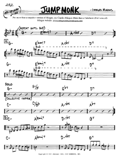Jump Monk von Charles Mingus (Download) 