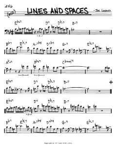 Lines And Spaces von Joe Lovano (Download) 