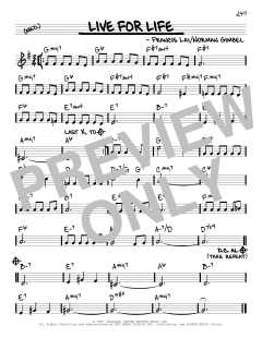 Live For Life von Norman Gimbel (Download) 