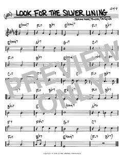 Look For The Silver Lining von Jerome Kern (Download) 