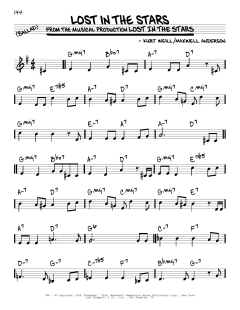 Lost In The Stars von Kurt Weill (Download) 