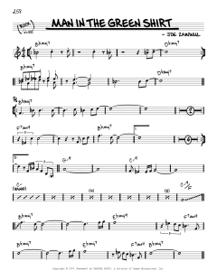 Man In The Green Shirt [Reharmonized version] von Joe Zawinul (Download) 