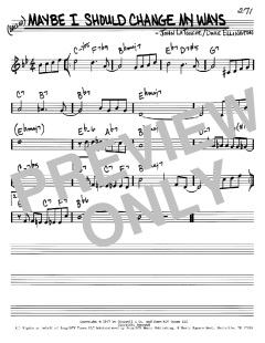 Maybe I Should Change My Ways von Duke Ellington (Download) 