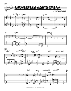 Midwestern Nights Dream [Reharmonized version] von Pat Metheny (Download) 