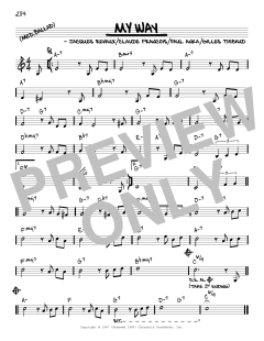 My Way [Reharmonized version] von Elvis Presley (Download) 