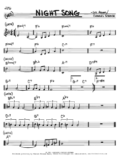 Night Song von Charles Strouse (Download) 