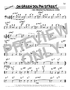 On Green Dolphin Street von Ned Washington (Download) 