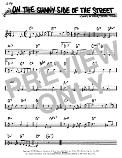 On The Sunny Side Of The Street von Dorothy Fields (Download) 