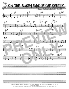 On The Sunny Side Of The Street von Dorothy Fields (Download) 