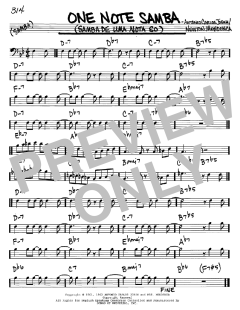 One Note Samba von Antonio Carlos Jobim (Download) 