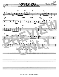 Paper Doll von Johnny S. Black (Download) 