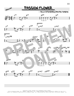 Passion Flower [Reharmonized version] von Billy Strayhorn (Download) 