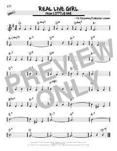 Real Live Girl von Cy Coleman (Download) 