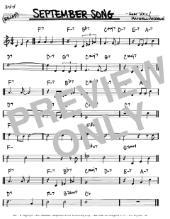 September Song von Kurt Weill (Download) 