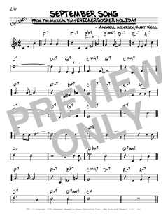 September Song von Jimmy Durante (Download) 