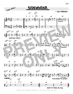 Sidewinder [Reharmonized version] von Lee Morgan (Download) 