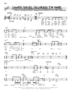 Signed, Sealed, Delivered I'm Yours von Stevie Wonder (Download) 