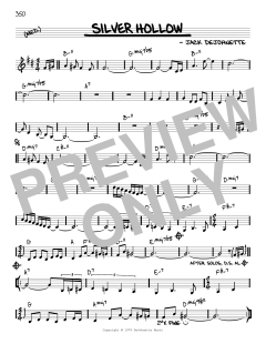 Silver Hollow [Reharmonized version] von Jack DeJohnette (Download) 