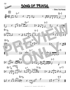 Song Of Praise von John Coltrane (Download) 