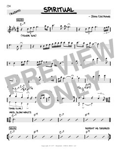 Spiritual von John Coltrane (Download) 