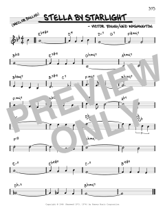 Stella By Starlight [Reharmonized version] von Victor Young (Download) 