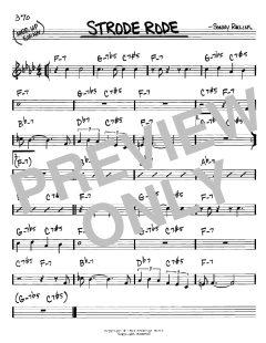 Strode Rode von Sonny Rollins (Download) 