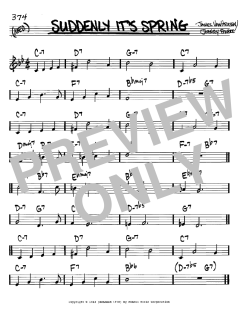 Suddenly It's Spring von Johnny Burke (Download) 