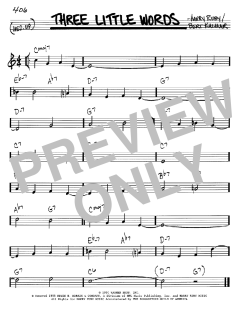 Three Little Words von Bert Kalmar (Download) 