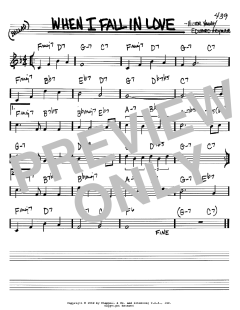 When I Fall In Love von Victor Young (Download) 