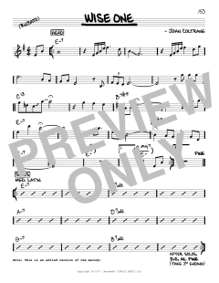 Wise One von John Coltrane (Download) 