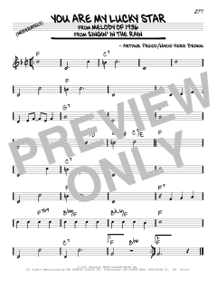 You Are My Lucky Star von Arthur Freed (Download) 