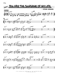 You Are The Sunshine Of My Life [Reharmonized version] von Stevie Wonder (Download) 