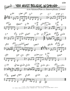 You Must Believe In Spring von Alan Bergman (Download) 