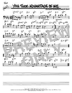 You Took Advantage Of Me von Richard Rodgers (Download) 