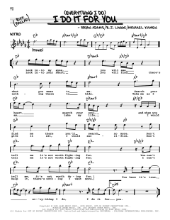 (Everything I Do) I Do It For You von Bryan Adams (Download) 