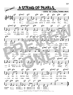 A String Of Pearls von Eddie DeLange (Download) 
