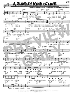 A Sunday Kind Of Love von Louis Prima (Download) 